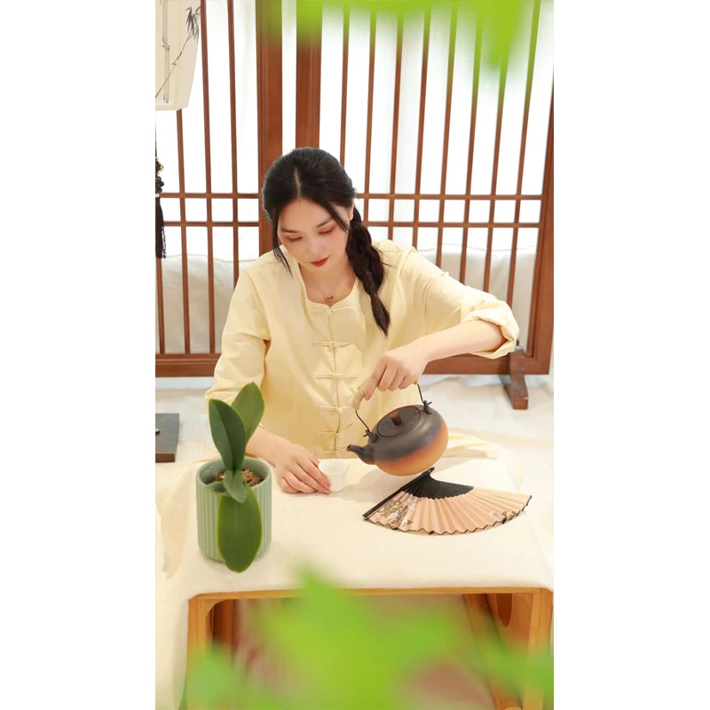 【线上专属】【和光同尘】中式小衫（24710126-半见）