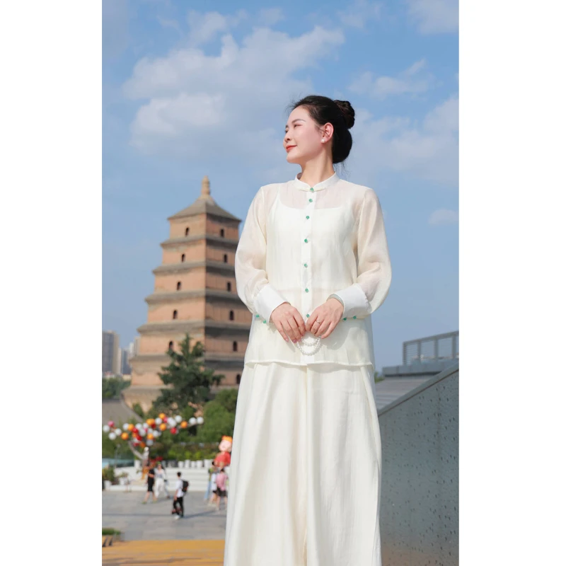 飘纱阔腿裤（24809976-凌波仙子）