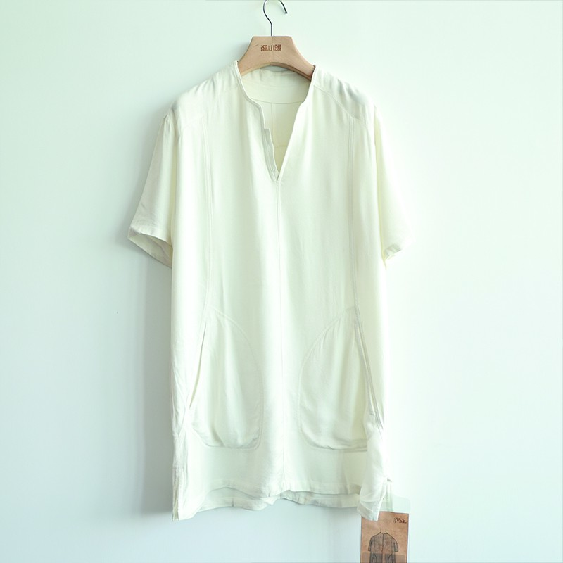 【抖音专属】衬衣男（1805051-本白）