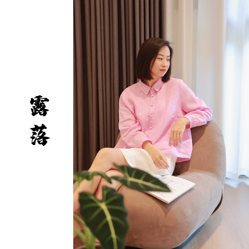 【门店同款】露落-衬衫（24710680-樱花）