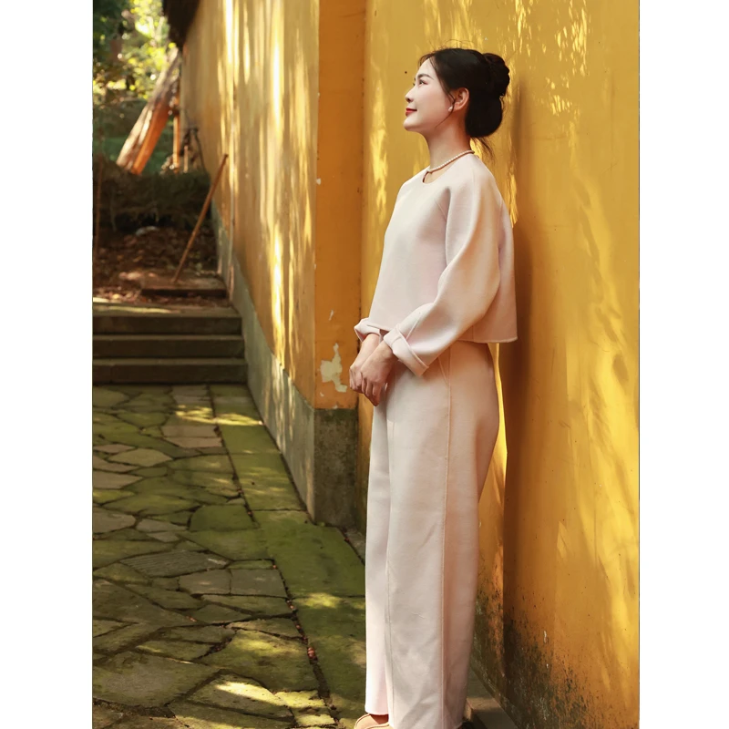 【抖音专属】直筒裤（23809694-粉米）