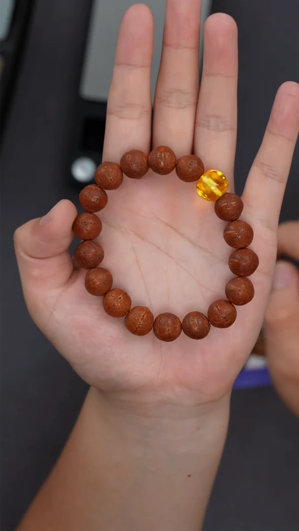 【闪购商品】菩提手串未镶嵌凤眼菩提木带宝手串