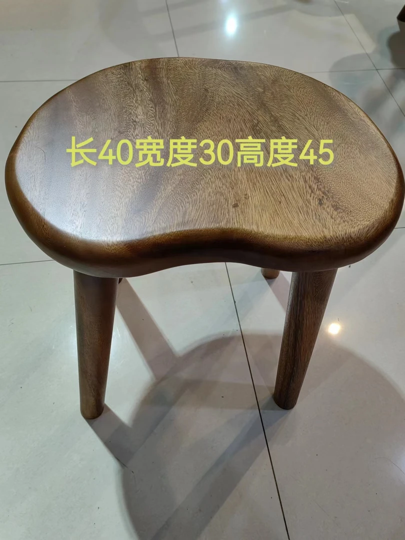 换鞋凳矮凳新中式手工实木凳蘑菇凳米奇凳
