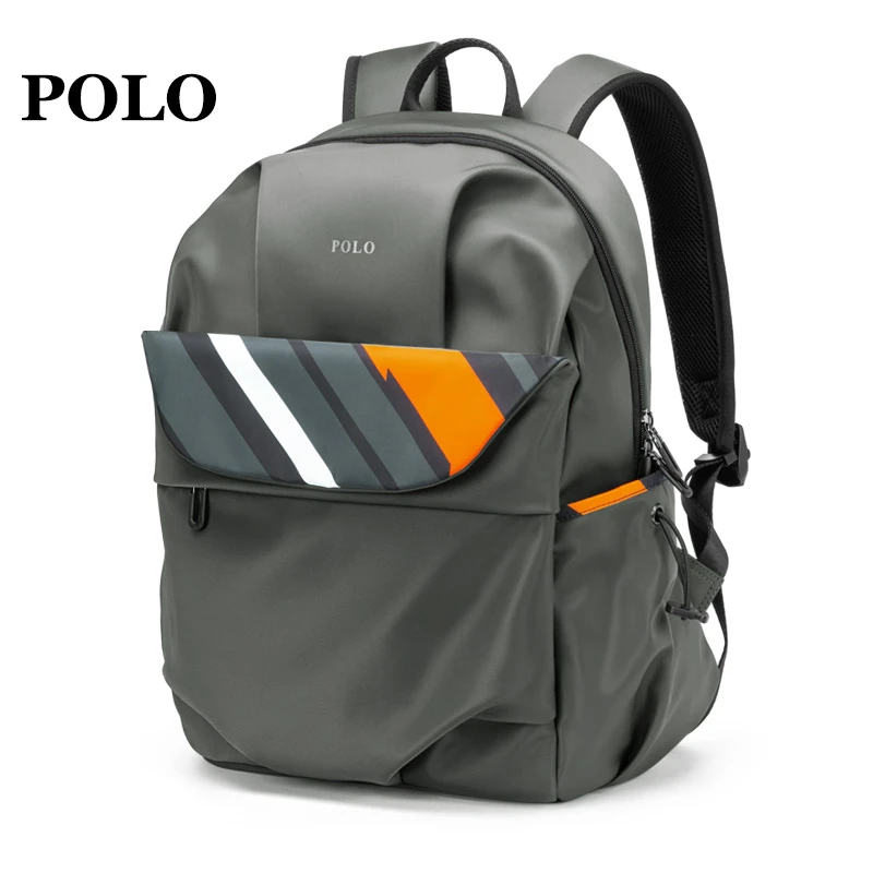 POLO潮牌背包男士双肩包大容量轻便学生书包旅行包电脑包时尚男包