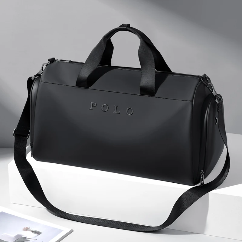 POLO旅行包男士行李包大容量专用干湿分离健身包出差旅行手提包
