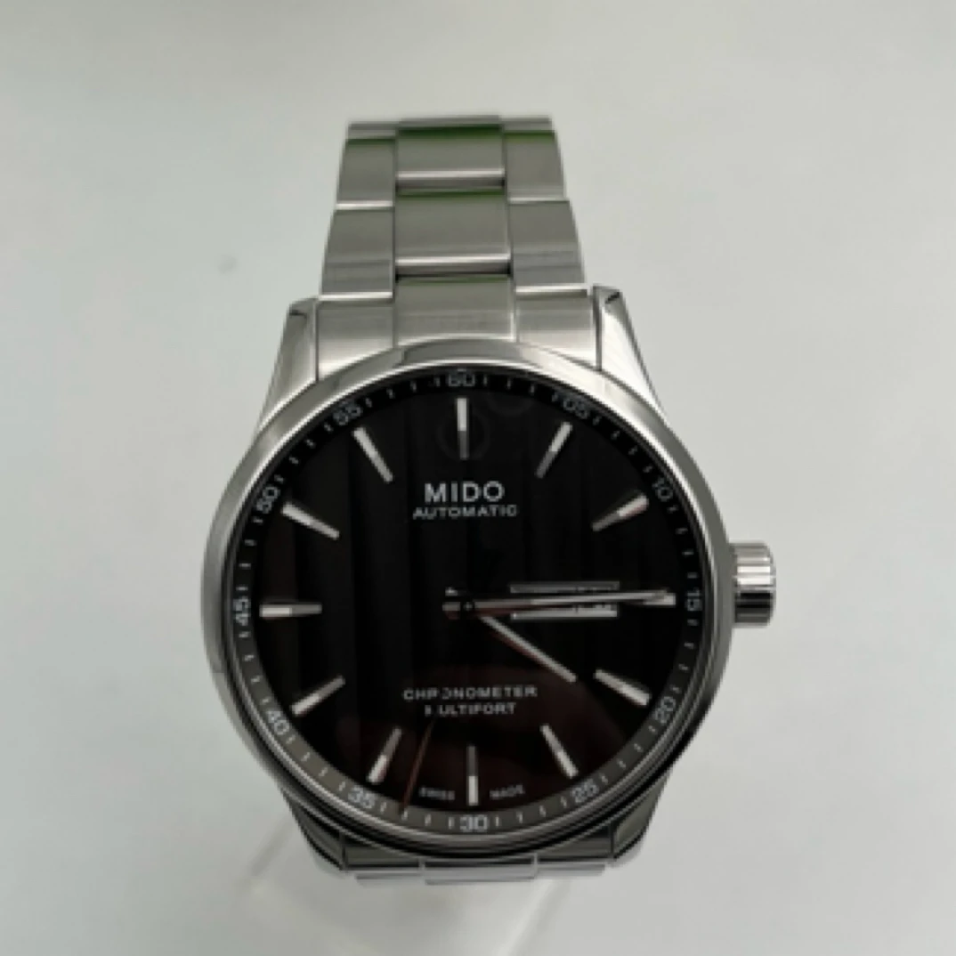 99新 Mido/美度 臻时/舵手天文台认证硅游丝/尺寸42透底80机芯