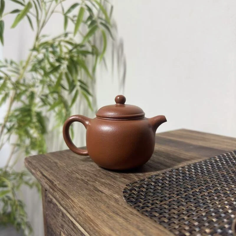 《朱泥 匏尊》-180cc-紫砂壶-