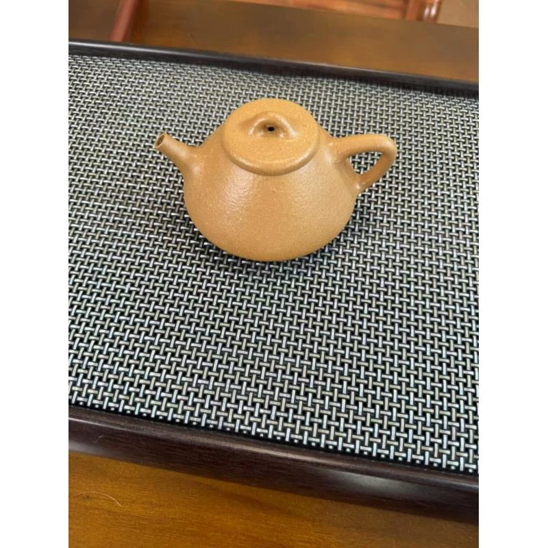 粗砂黄金段子冶石瓢约240cc 手工紫砂壶-jxh