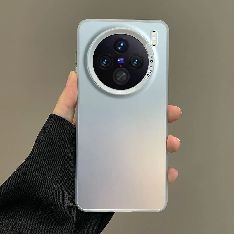 简约双层磨砂vivoX100手机壳x100pro高级感iqoo12/neo8防摔neo7se