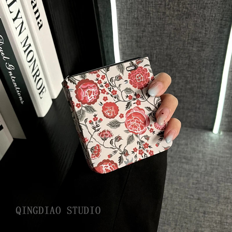 ins小众超薄国潮花朵荣耀MagicVFlip手机壳全包新款magic折叠屏新