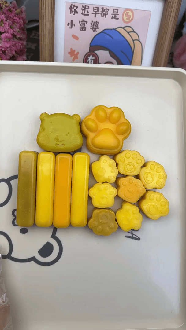 大猫爪超值套餐 14个   纯土蜂蜡蜡瓶糖 纯手工制作解压