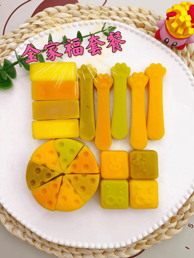 全家福系列 网红纯土蜂蜡蜡瓶糖  解压 纯手工制作 可做摆件