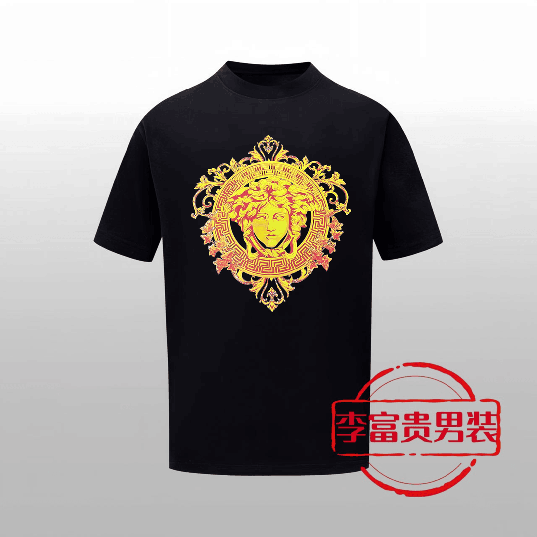 潮牌短袖修身百搭欧货康丽直喷品质轻奢高档男装T恤