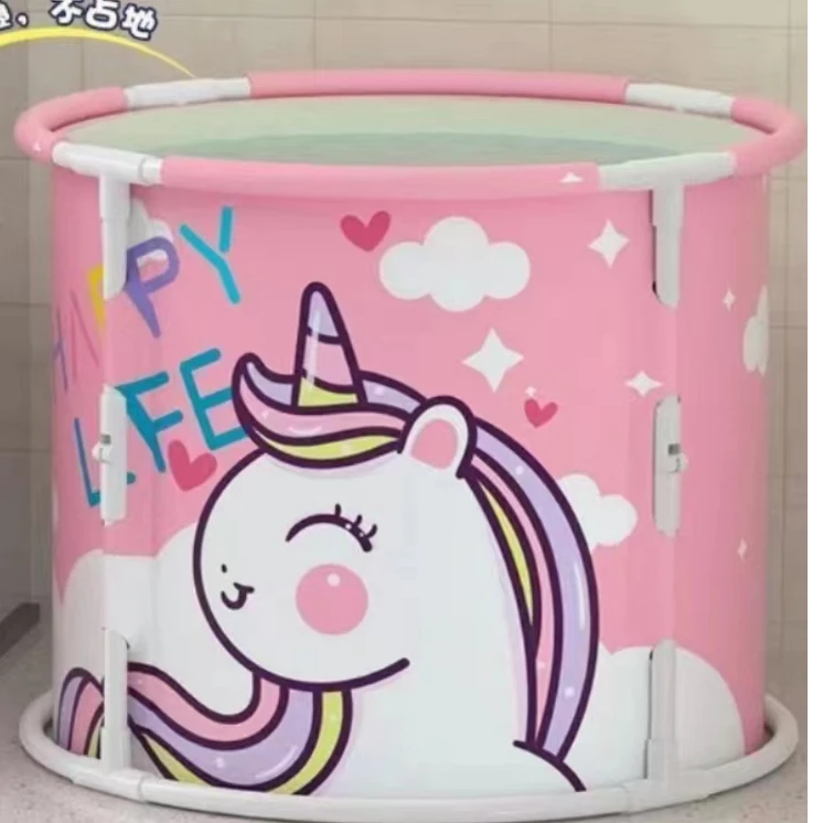 一件折叠泡澡桶保温成人儿童洗澡桶加大加厚折叠浴桶