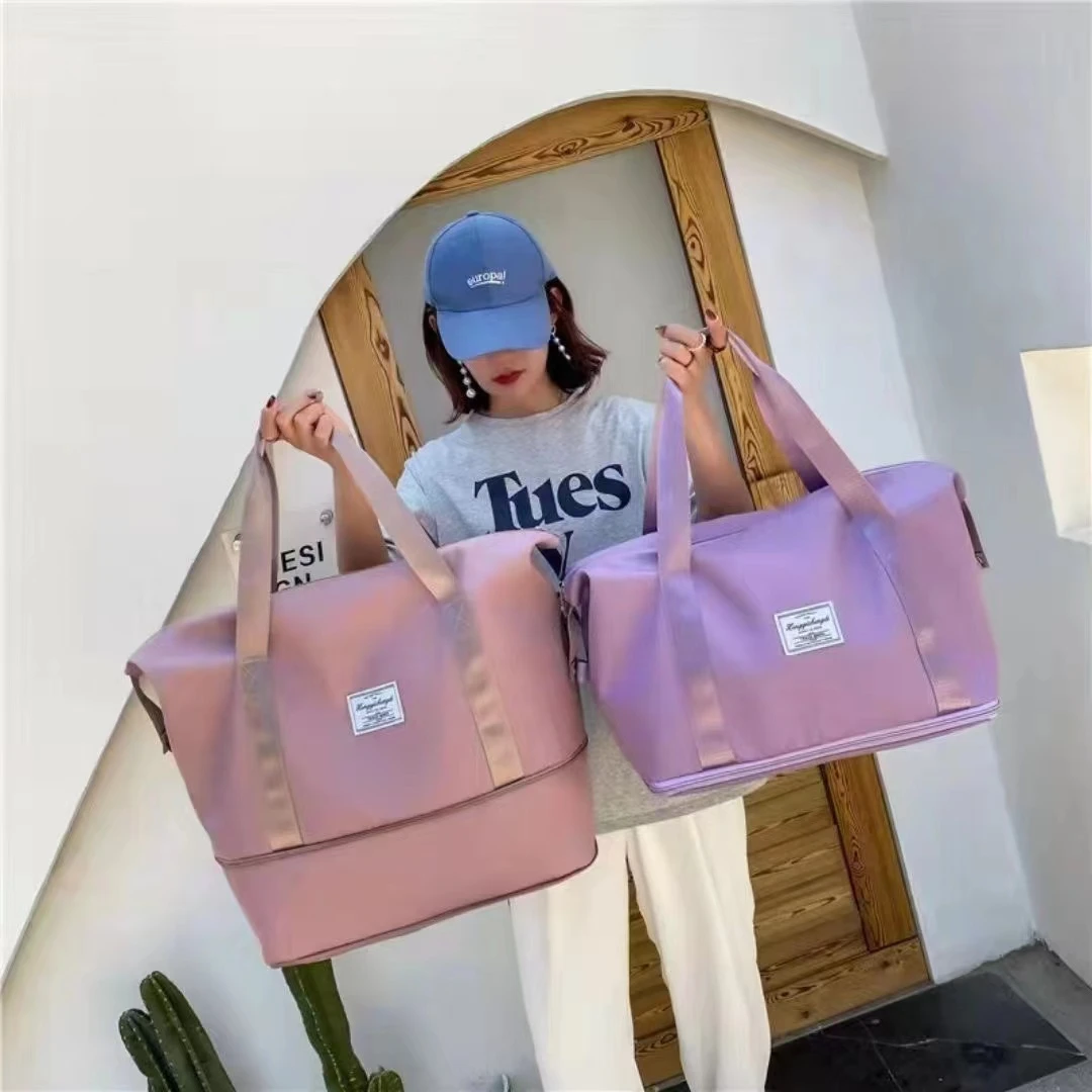 【西藏包邮】旅行健身包行李包包女短途旅游袋子手提外出时尚大容量