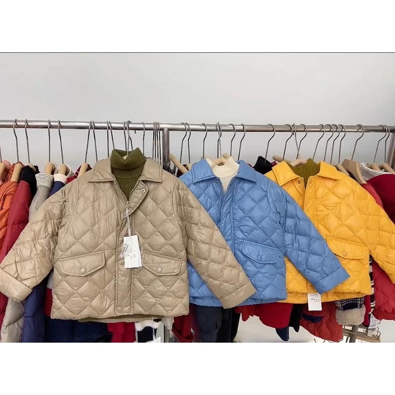 国标90白鸭绒轻羽绒男女宝宝多色洋气款轻薄羽绒服85022