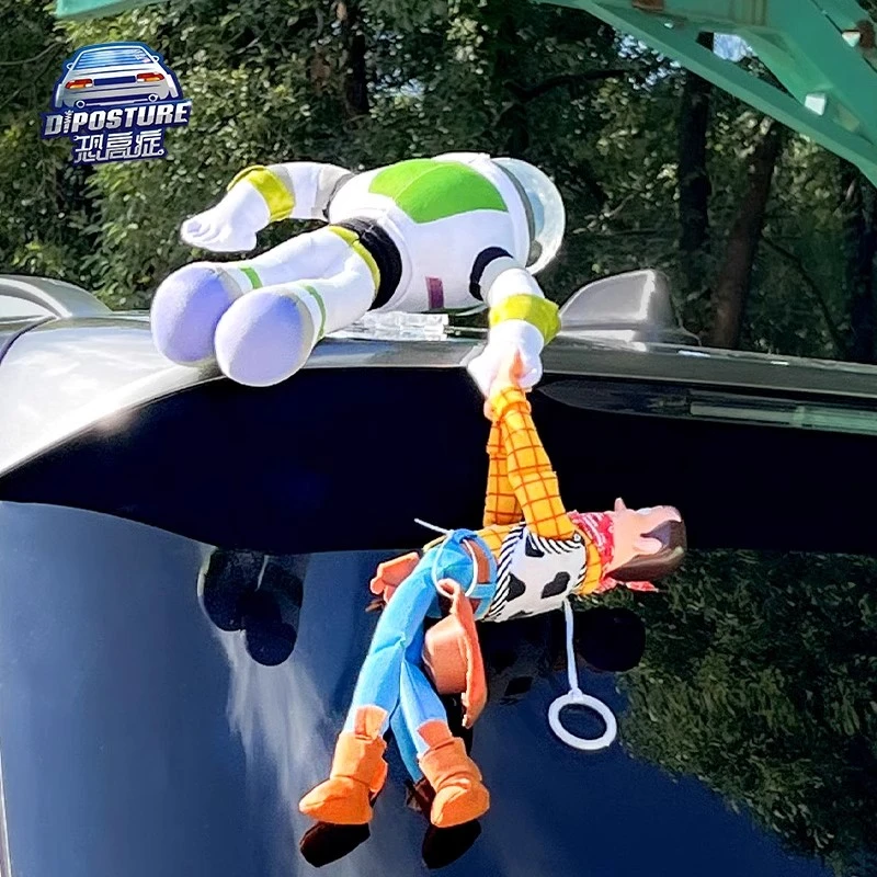 巴斯光年救胡迪挂件汽车尾部公仔玩偶装饰车顶搞笑玩具总动员饰品