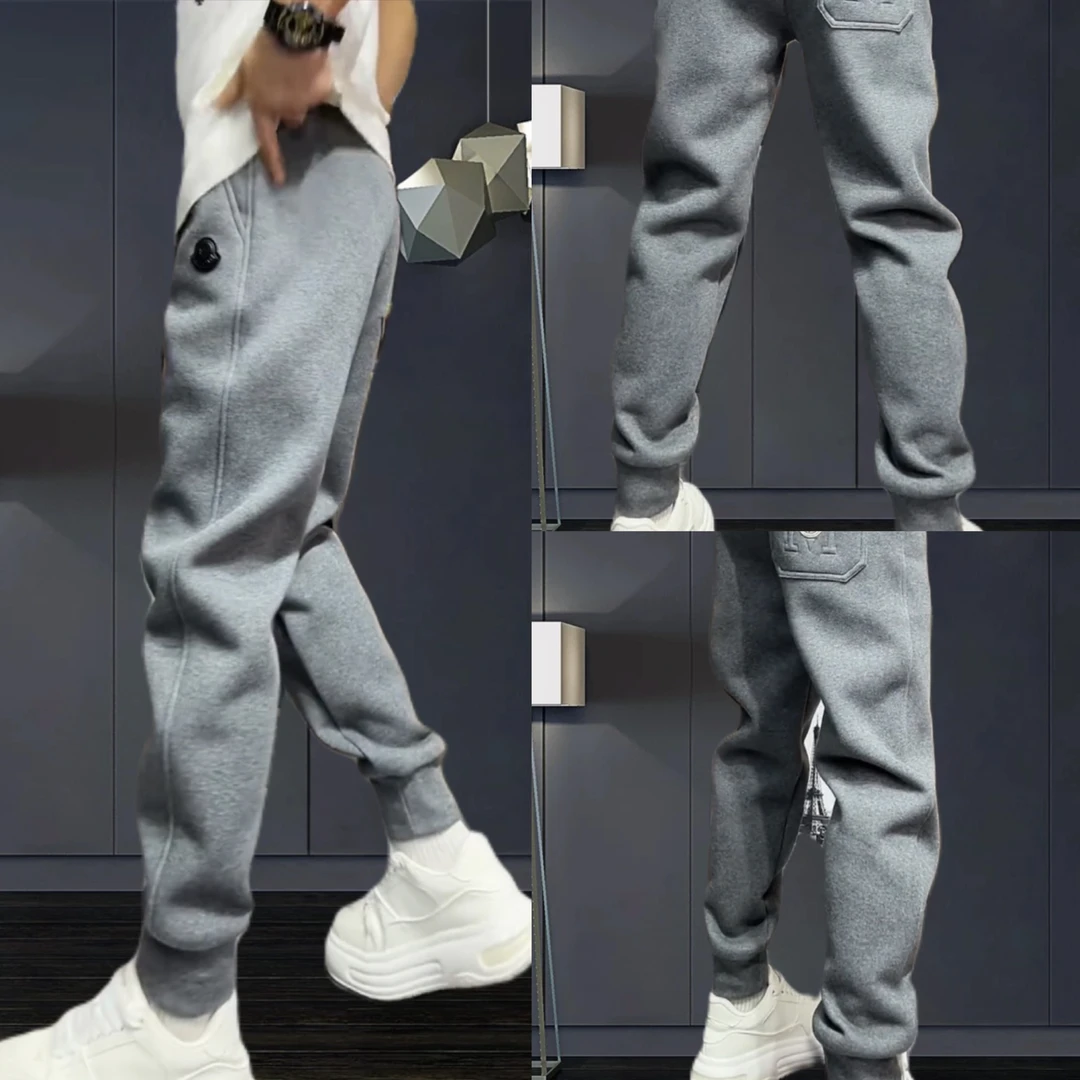 秋冬男士加厚休闲裤时尚百搭运动舒适小脚卫裤