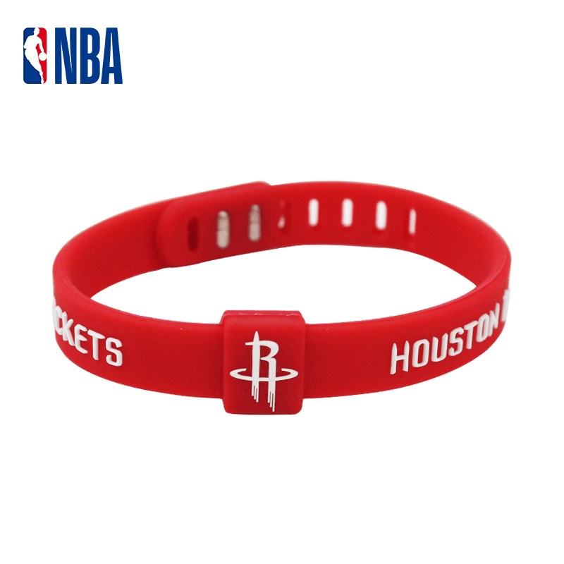 NBA火箭队红色手环1只