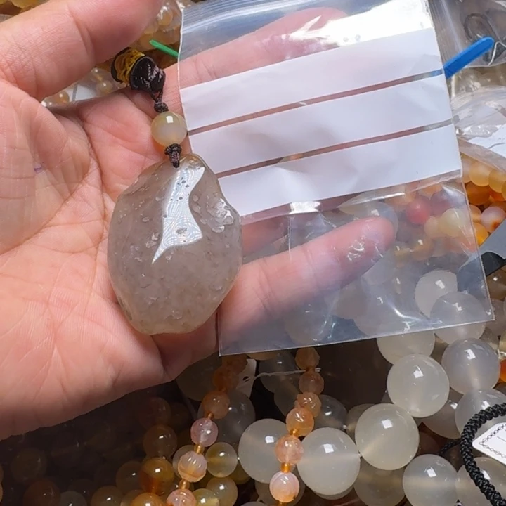 玛瑙/玉髓颈饰合金慧*0038