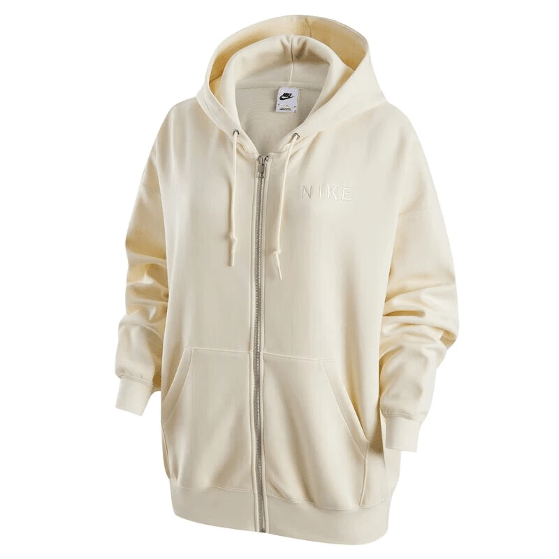 Nike/耐克运动外套女鞋休闲舒适宽松跑步连帽运动卫衣HF0422-113