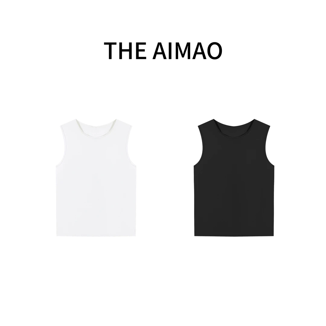THE AIMAO【简约CHIC】纯色坎肩无袖T恤女夏季外穿内搭背心XYX80099