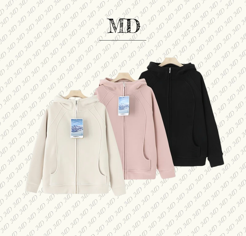 新款慕斯绒户外运动外套春款时尚拉链防风连帽上衣【116款】.