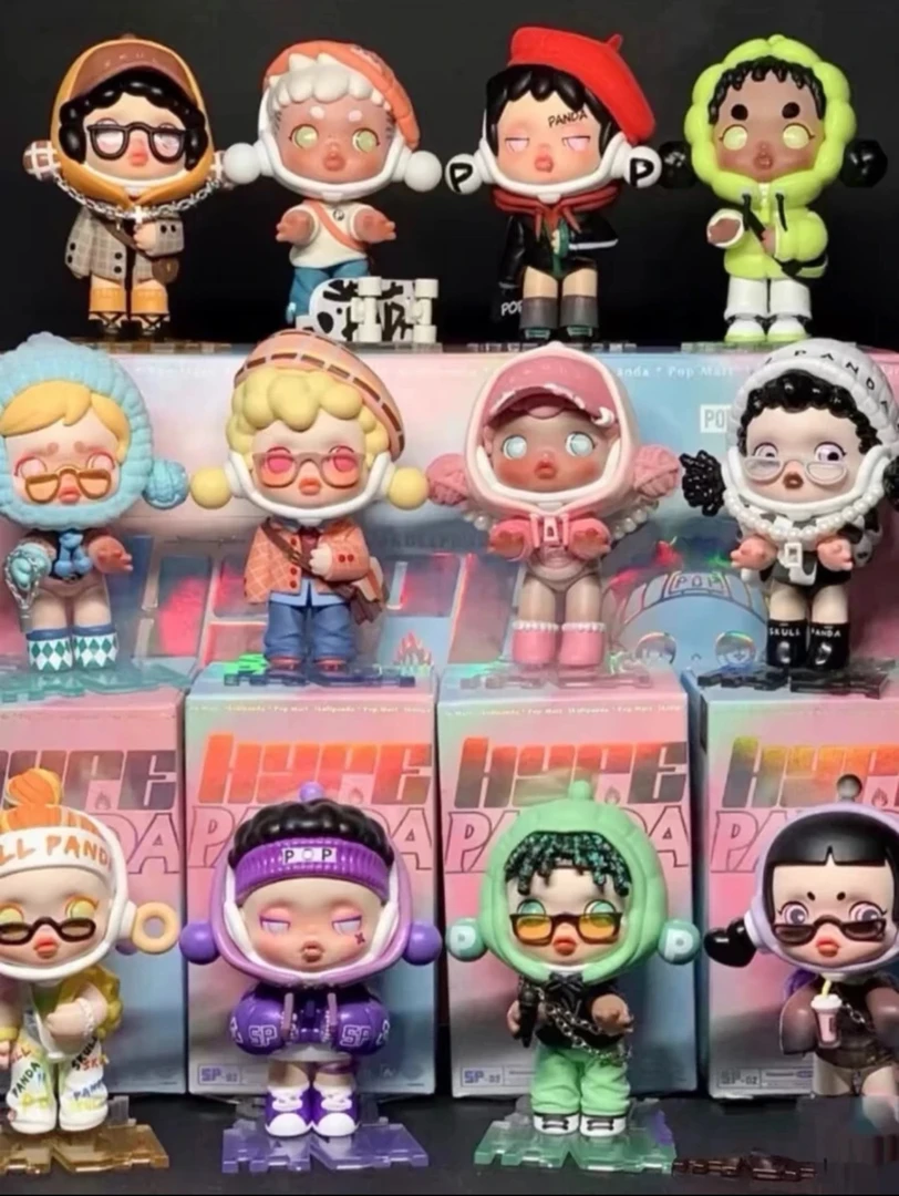 【国版拆盒】高质量熊猫热潮系列盲盒可做钥匙扣摆件挂件隐藏