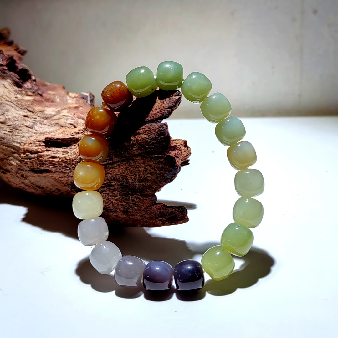 非金属布艺手链 高品收藏级 多彩多宝  老形珠 时尚正品