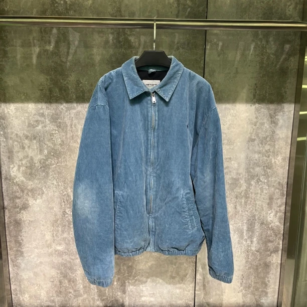 卡哈特宝石蓝灯芯绒外套/m码/已鉴定/售价499