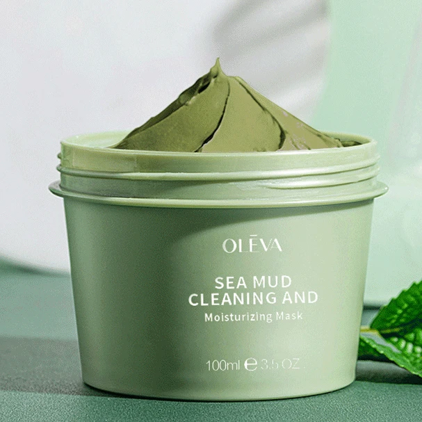 奥洛菲海泥清透净颜水润面膜100g清洁滋润保湿平衡