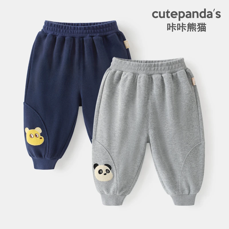 【现货】婴儿衣服米呢绒长裤子冬装秋冬儿童宝宝小童休闲裤潮Y9042