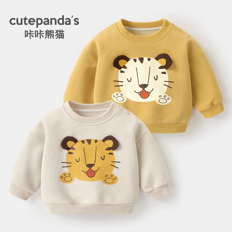 【现货】婴儿衣服休闲圆领卫衣春装春秋儿童小童上衣打底外穿Y8318