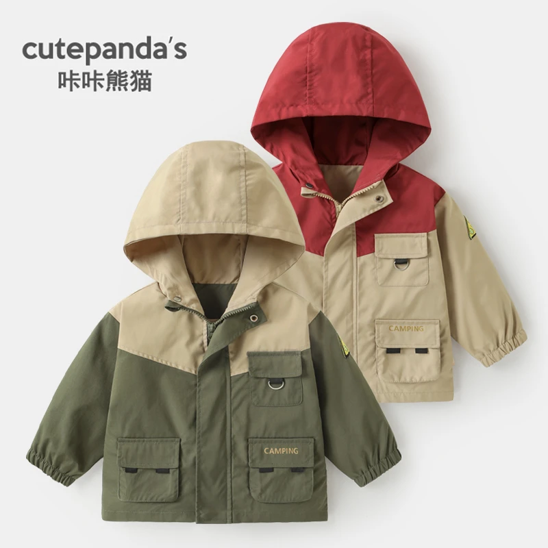 【现货】婴儿衣服休闲连帽外套春装春秋宝宝儿童上衣Y8604