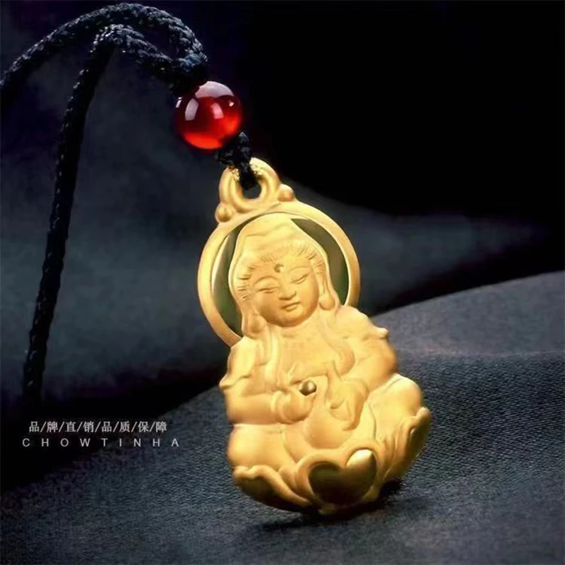 合金吊坠 珍凰珠宝小观音2吊坠仙女风爆款吊坠无相佛吊坠气质时尚