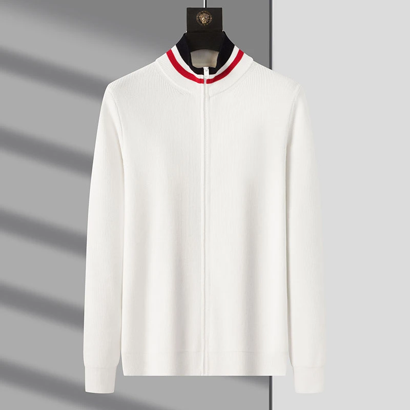 GABBANIE2024年秋季新品加厚男式毛衣上衣男士毛衣长袖针织休闲