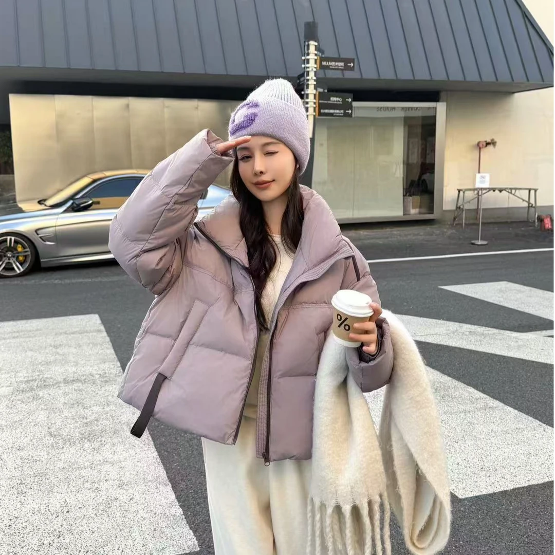 王姐专属-2024冬季新品立领面包服韩版宽松羽绒服【本心-6019】