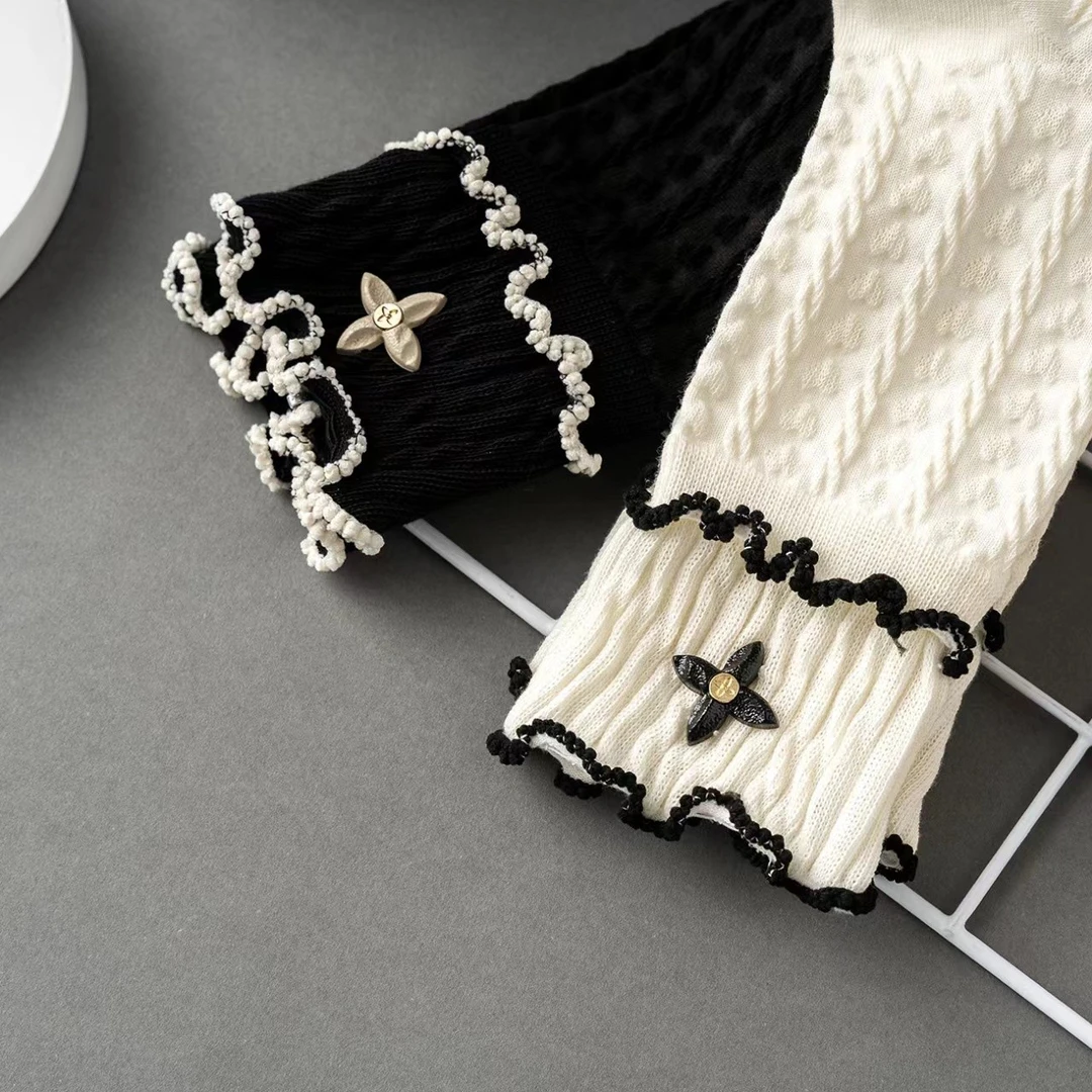 1【LOUIS KOALA】原创饰品袜袜子网红白色百搭夏季ins中筒日系