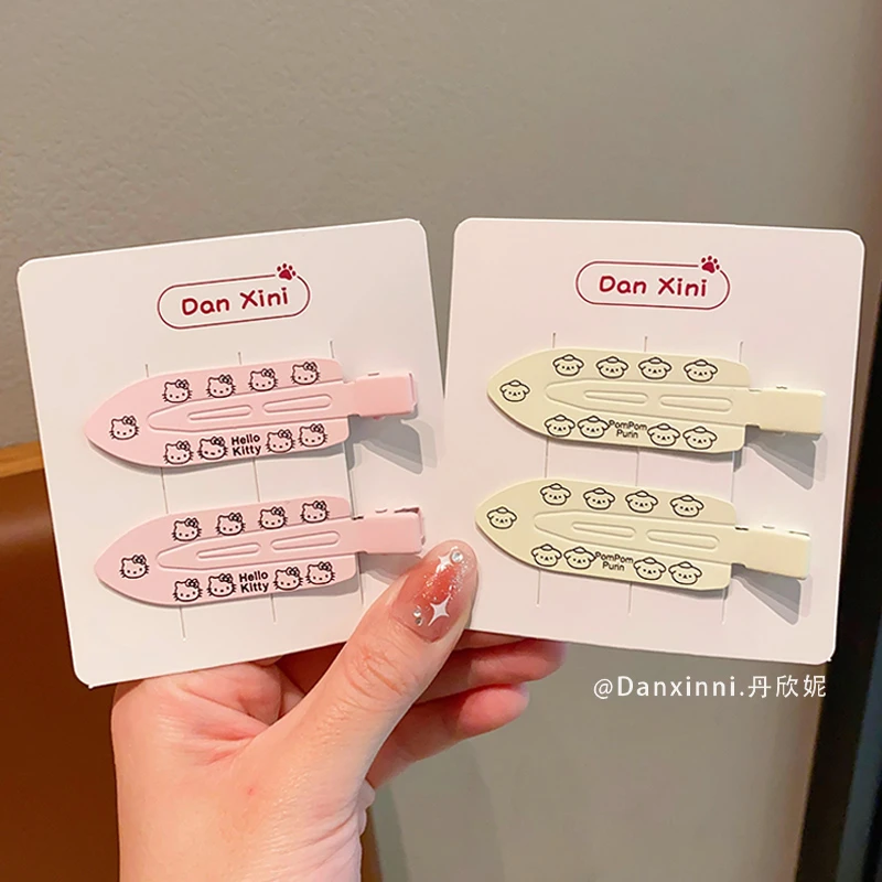 【首金同款发卡】黄雨婷同款侧边发夹甜美kt猫前额刘海发卡女孩发饰