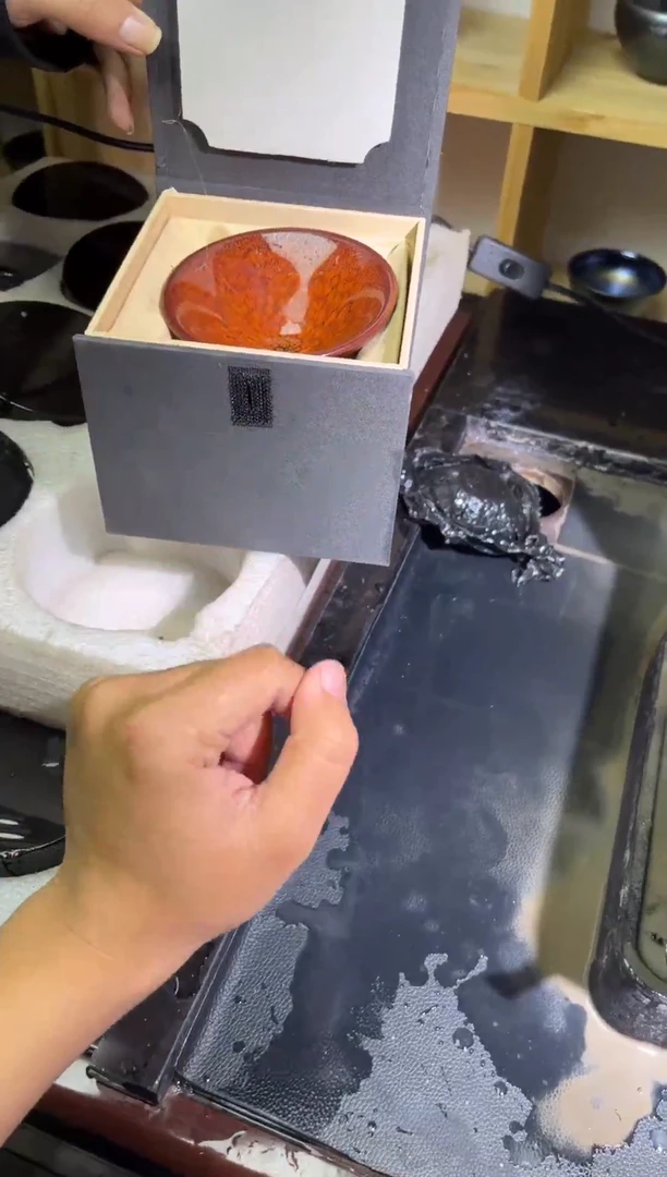 【闪购商品】陶茶盏01红