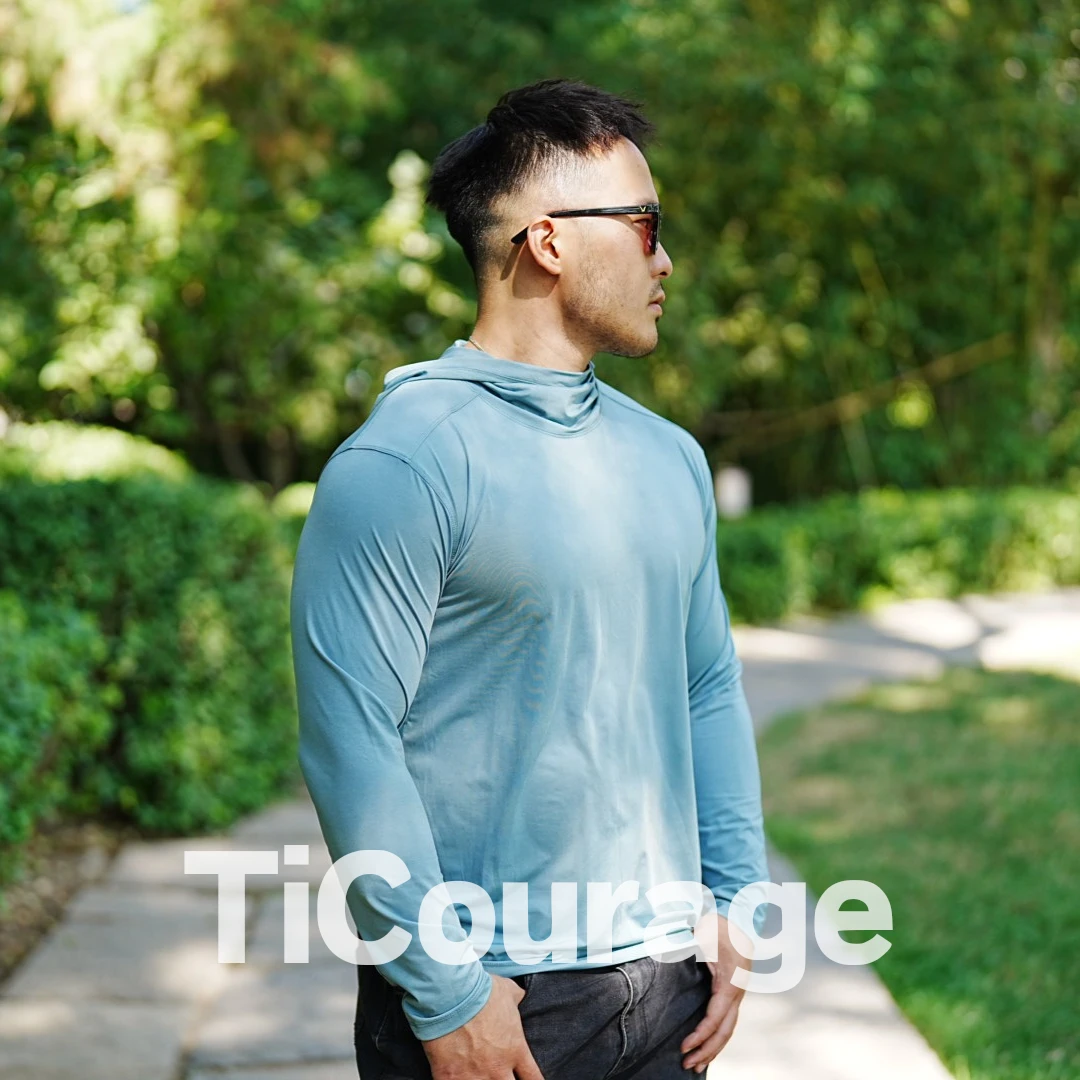 秋冬新款l【lulu】家质感运动户外轻量【速干弹力】运动长袖连帽轻奢