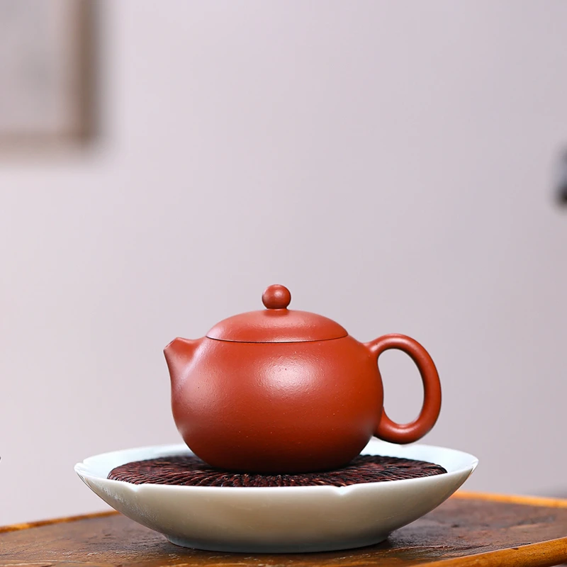 杨辰鹏【西施】全手工制作小煤窑朱泥生砂生料容量150cc紫砂壶