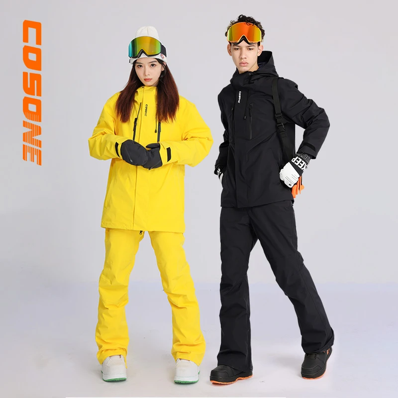 COSONE单板双板滑雪服男女款滑雪装备套装户外装备防水透气耐磨