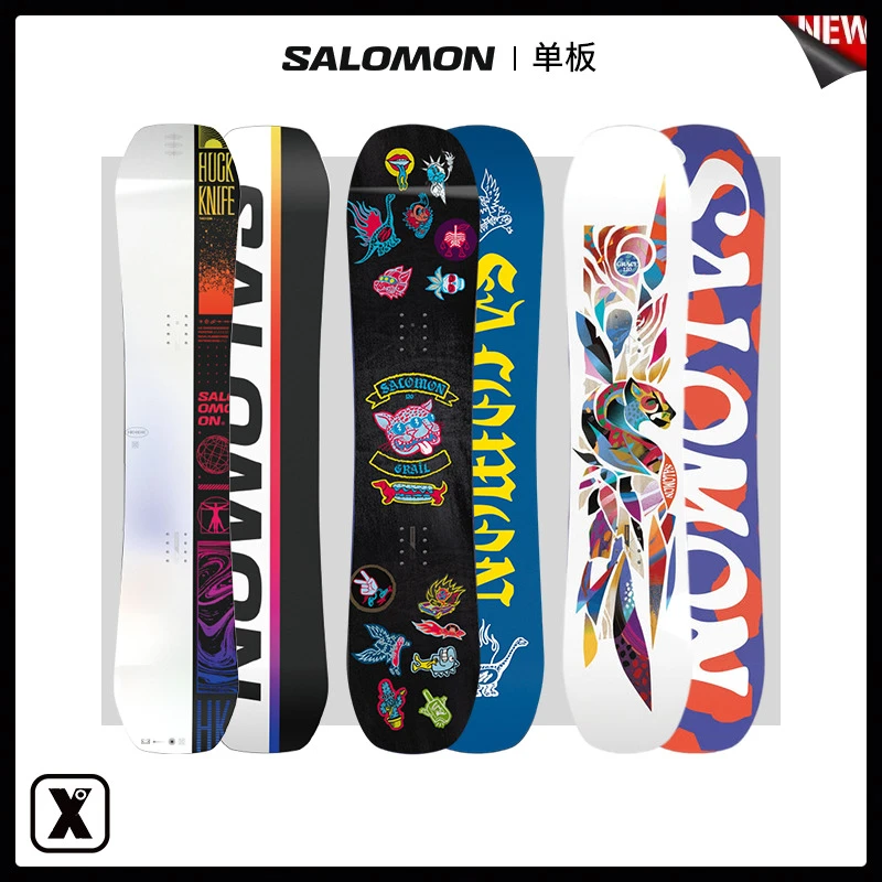 易毒[EXDO]W25 Salomon萨洛蒙单板滑雪板儿童雪板公园Huck Knife