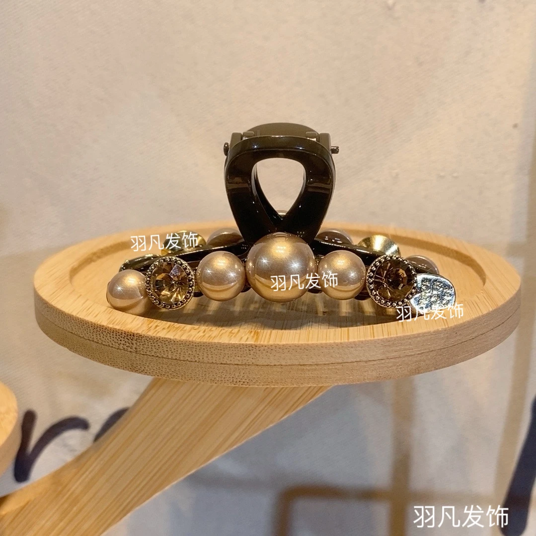 YF2083韩版发饰七公分轻奢气质百搭头饰精致时尚半抓夹