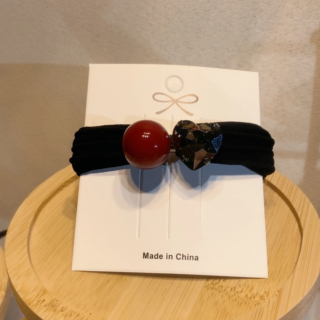 布艺发绳2024新年发绳气质轻奢时尚百搭经典优雅简约头绳