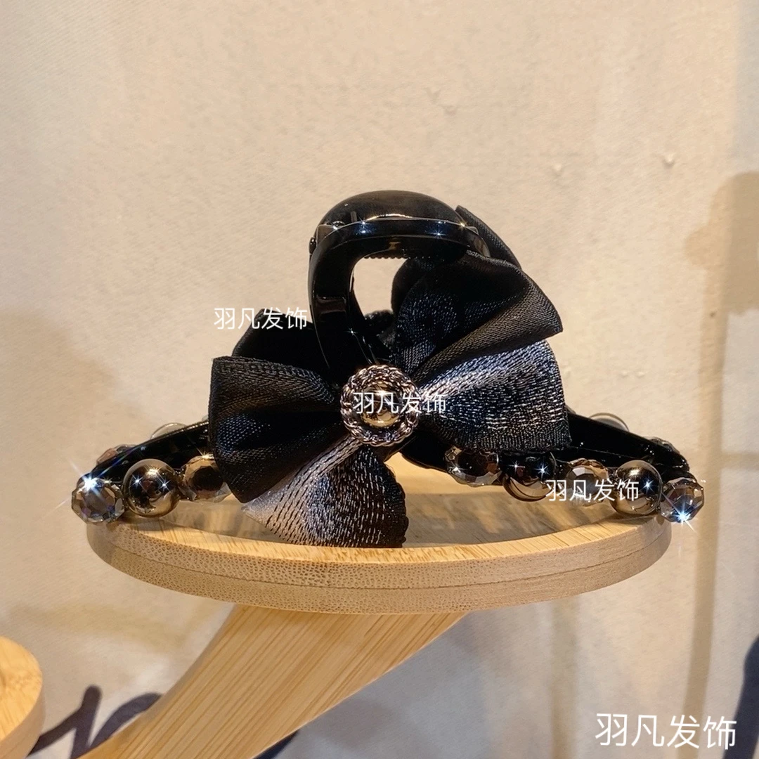 羽凡原创设计【2067】蝴蝶结抓夹气质优雅盘发发饰甜美百搭头饰