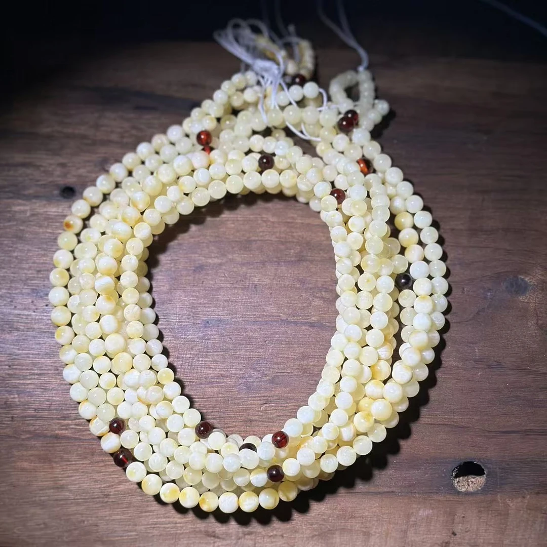 【缪老师严选】YS9749 蜜蜡圆珠多圈手链 多样性发其一