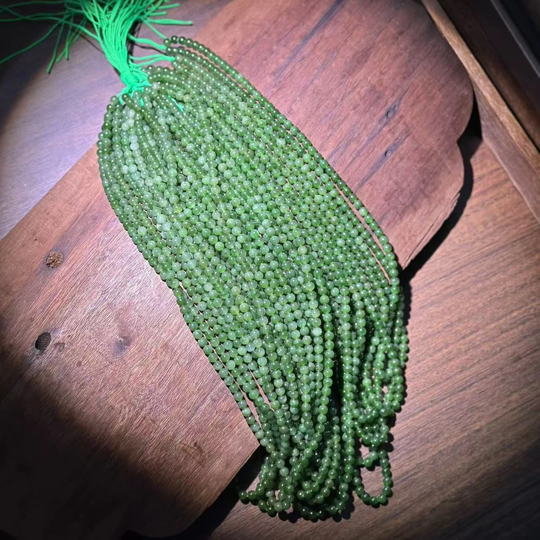 【缪老师严选】YS9215和田碧玉圆珠多圈手链 多样性发其一