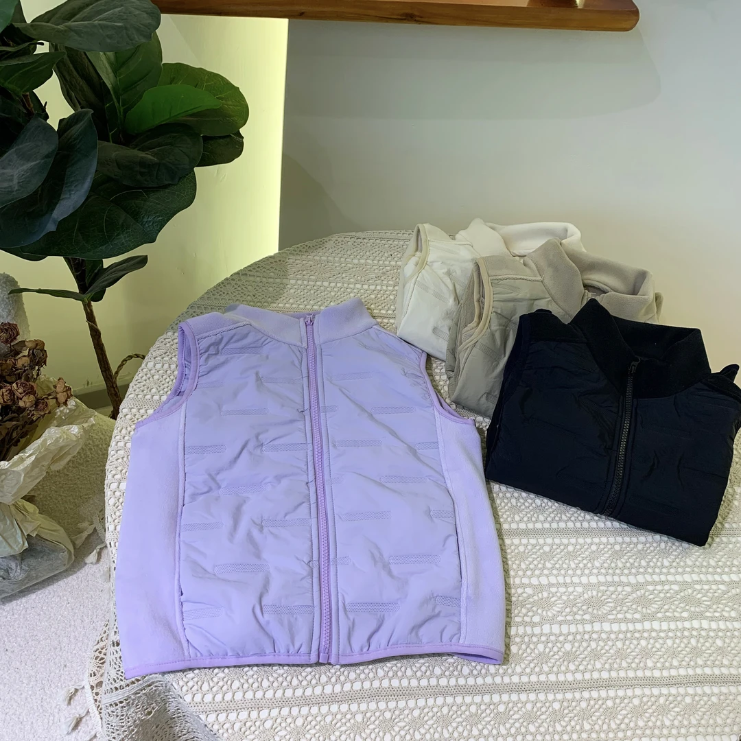 2934 儿童女童男童时尚休闲加厚保暖轻薄马甲小童大童外穿冬款